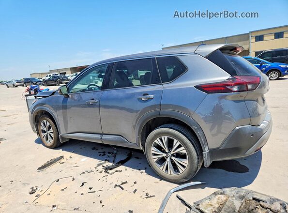 5N1AT3BA4MC796481 2021 NISSAN ROGUE Gray Հետևի ձախ