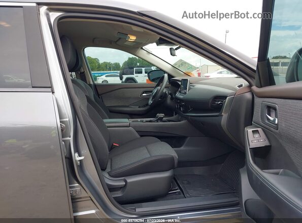 5N1AT3BA4MC807740 2021 NISSAN ROGUE Gray Вид салону спереду