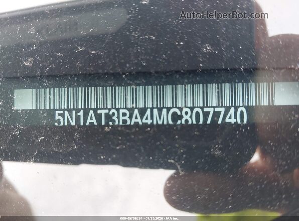 5N1AT3BA4MC807740 2021 NISSAN ROGUE Gray 