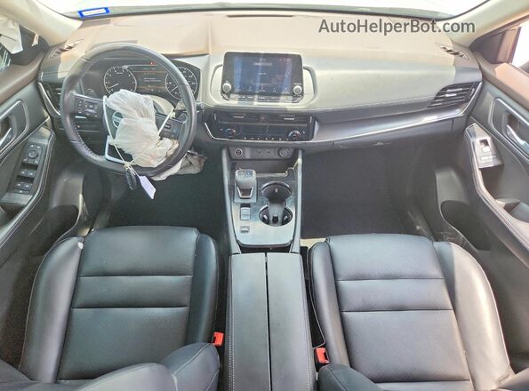5N1AT3BA4MC810072 2021 NISSAN ROGUE Silver Dashboard view