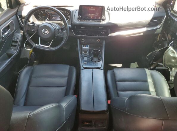 5N1AT3BA4MC847087 2021 NISSAN ROGUE Charcoal Առջևի վահանակի տեսք