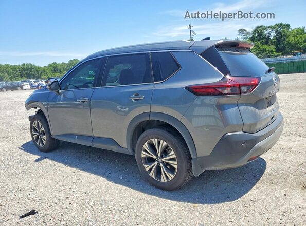 5N1AT3BA4MC847087 2021 NISSAN ROGUE Charcoal Հետևի ձախ