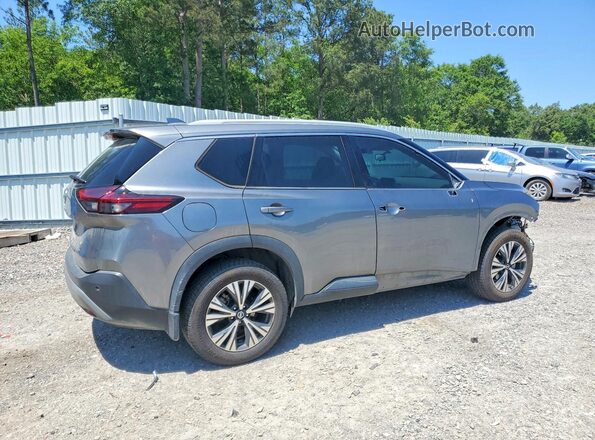 5N1AT3BA4MC847087 2021 NISSAN ROGUE Charcoal Հետևի աջ