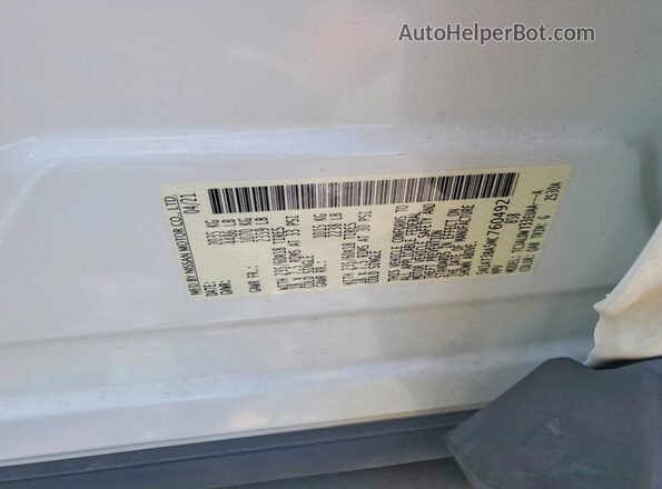 5N1AT3BA5MC760492 2021 NISSAN ROGUE White VIN sticker view