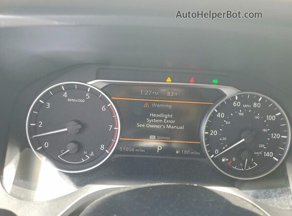 5N1AT3BA5MC760492 2021 NISSAN ROGUE White Instrument cluster view