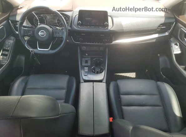 5N1AT3BA5MC760492 2021 NISSAN ROGUE White Dashboard view