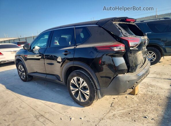 5N1AT3BA5MC760850 2021 NISSAN ROGUE Black Հետևի ձախ