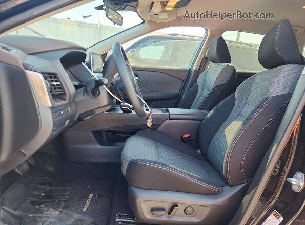 5N1AT3BA5MC760850 2021 NISSAN ROGUE Black Սալոնի դիմացի տեսք