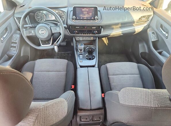 5N1AT3BA5MC760850 2021 NISSAN ROGUE Black Առջևի վահանակի տեսք