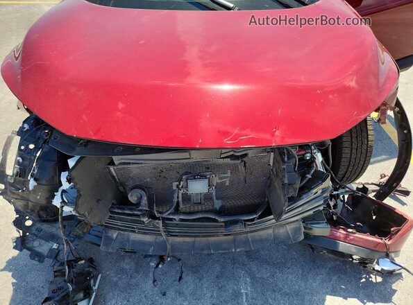 5N1AT3BA5MC783478 2021 NISSAN ROGUE Red Vista del compartimento del motor