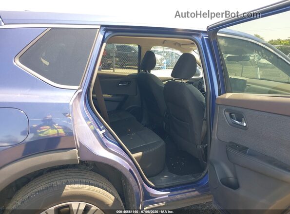 5N1AT3BA6MC717960 2021 NISSAN ROGUE Blue Vista de la etiqueta del VIN