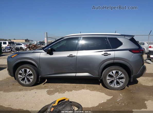 5N1AT3BA6MC774613 2021 NISSAN ROGUE Серый Панорамный вид салона 360°