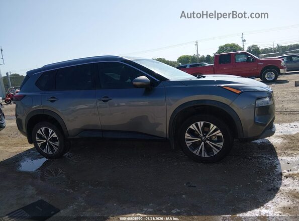 5N1AT3BA6MC774613 2021 NISSAN ROGUE Серый Вид задней части салона