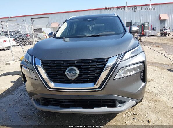 5N1AT3BA6MC774613 2021 NISSAN ROGUE Серый Вид щитка приборов