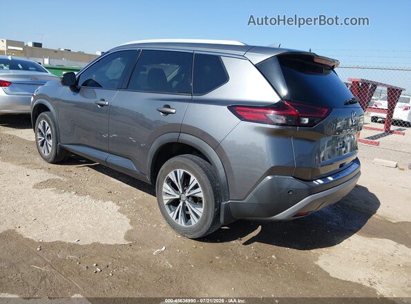 5N1AT3BA6MC774613 2021 NISSAN ROGUE Серый Задняя левая четверть