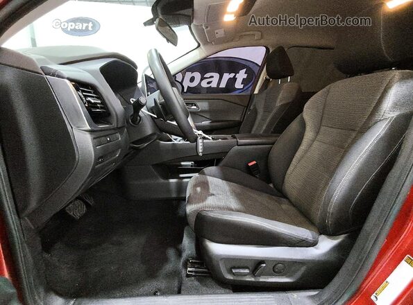5N1AT3BA6MC776135 2021 NISSAN ROGUE Red Vista interior delantera
