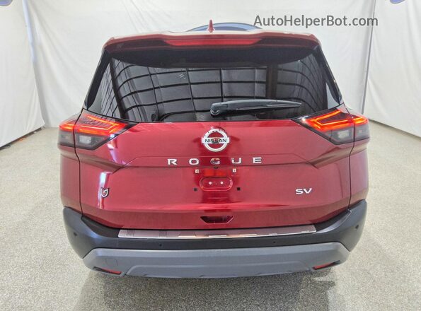 5N1AT3BA6MC776135 2021 NISSAN ROGUE Red Vista trasera
