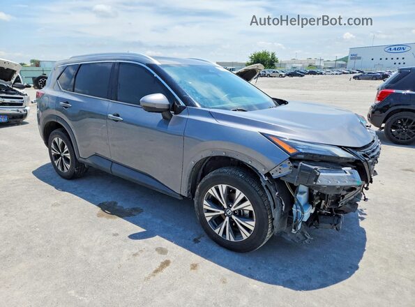 5N1AT3BA6MC791198 2021 NISSAN ROGUE Gray Передня права чверть