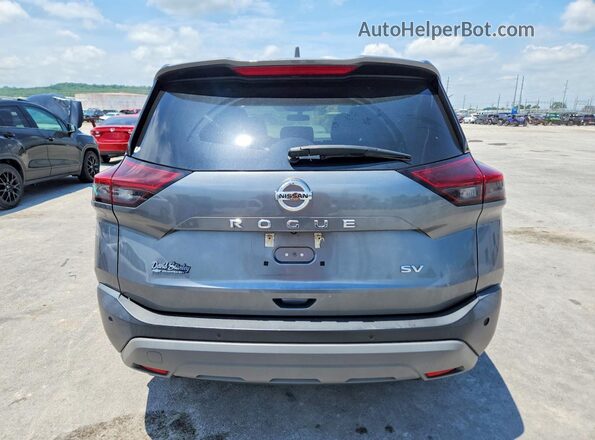 5N1AT3BA6MC791198 2021 NISSAN ROGUE Gray Вид ззаду