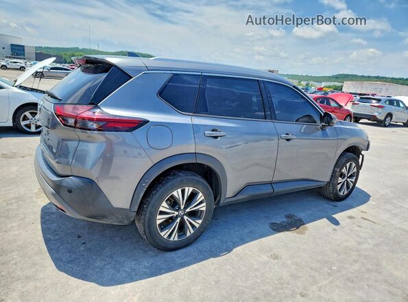 5N1AT3BA6MC791198 2021 NISSAN ROGUE Gray Задня права чверть