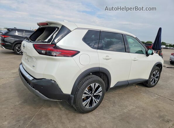 5N1AT3BA6MC819937 2021 NISSAN ROGUE White Rear right