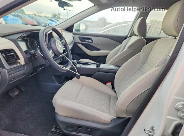 5N1AT3BA6MC819937 2021 NISSAN ROGUE White Front interior view
