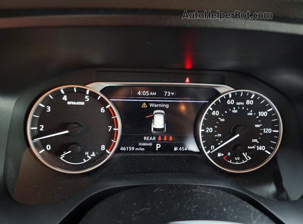 5N1AT3BA6MC819937 2021 NISSAN ROGUE White Instrument cluster view