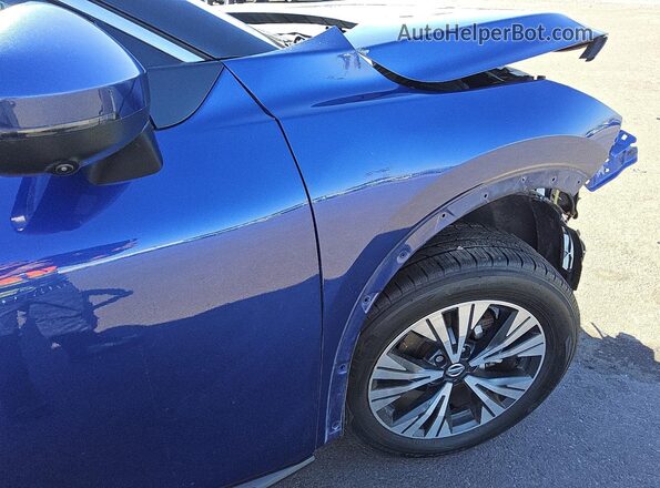 5N1AT3BA6MC836138 2021 NISSAN ROGUE Blue 