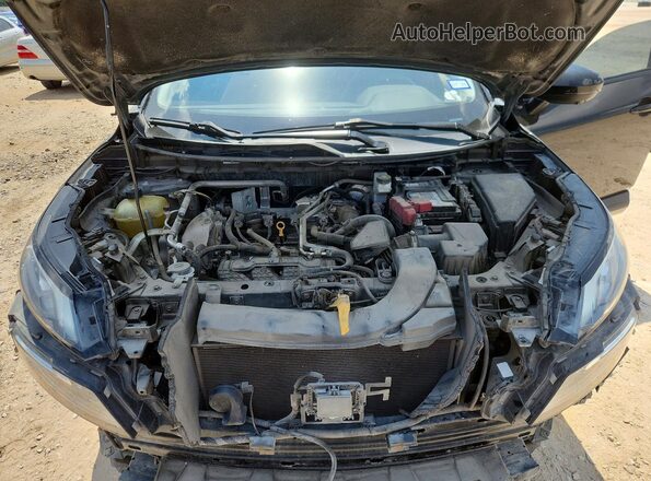 5N1AT3BA7MC703842 2021 NISSAN ROGUE Black Vista del compartimento del motor