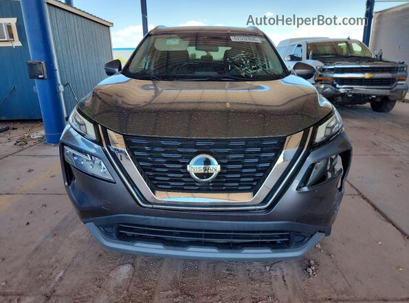 5N1AT3BA7MC720592 2021 NISSAN ROGUE Серый Вид спереди