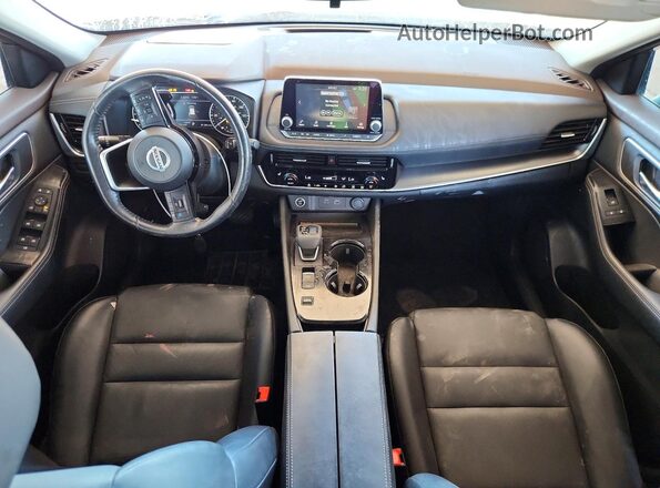 5N1AT3BA7MC720592 2021 NISSAN ROGUE Серый Вид панели приборов