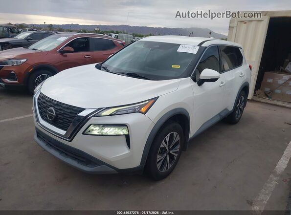 5N1AT3BA7MC805948 2021 NISSAN ROGUE White Przód lewy