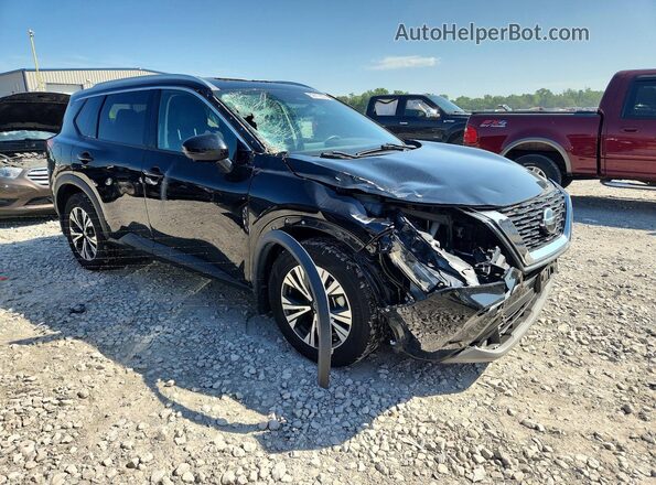 5N1AT3BA7MC816531 2021 NISSAN ROGUE Black Առջևի աջ