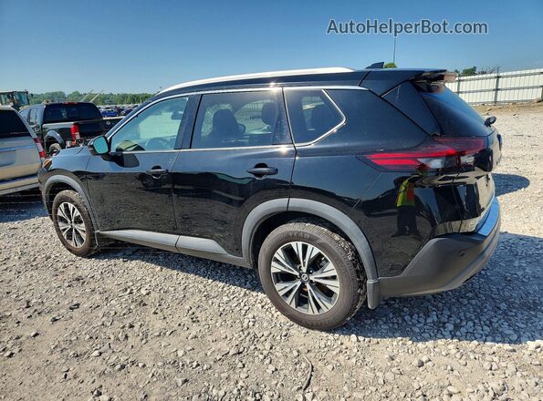 5N1AT3BA7MC816531 2021 NISSAN ROGUE Black Հետևի ձախ