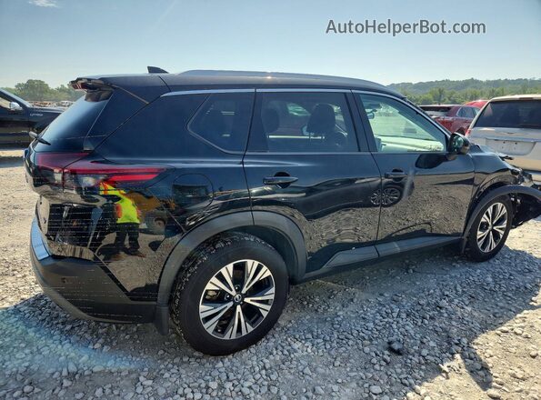 5N1AT3BA7MC816531 2021 NISSAN ROGUE Black Հետևի աջ