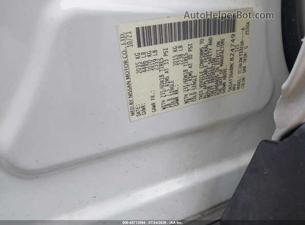 5N1AT3BA8MC824749 2021 NISSAN ROGUE White Widok komory silnika