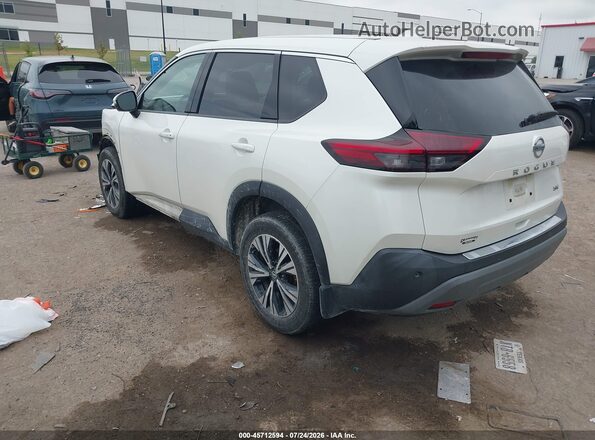 5N1AT3BA8MC824749 2021 NISSAN ROGUE White Tył lewy