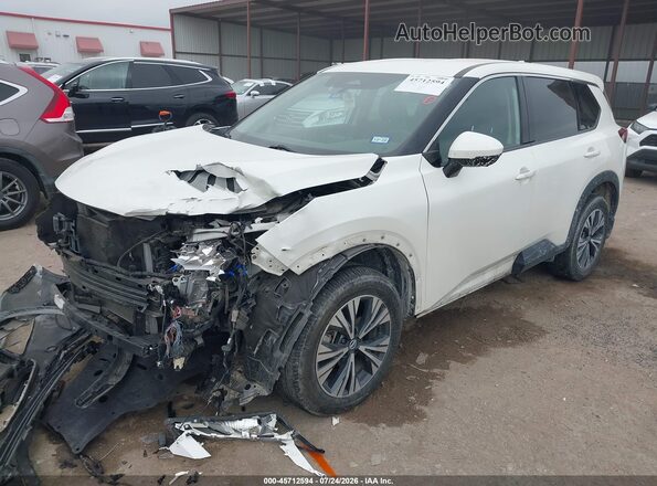 5N1AT3BA8MC824749 2021 NISSAN ROGUE White Przód lewy