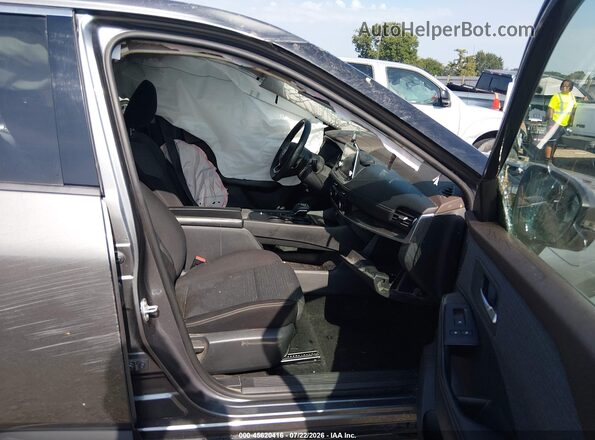 5N1AT3BA9MC706712 2021 NISSAN ROGUE Gray Widok wnętrza z przodu