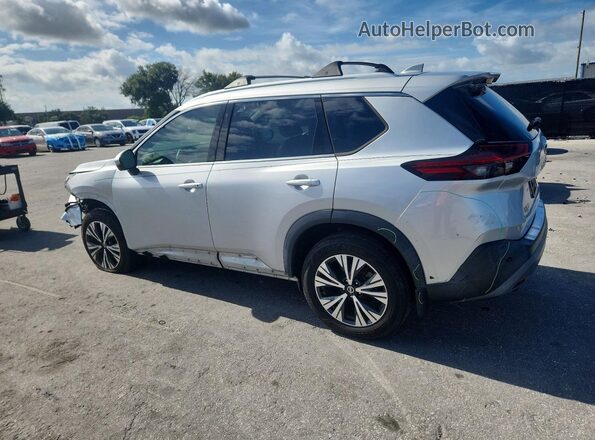 5N1AT3BA9MC803439 2021 NISSAN ROGUE Silver Задня ліва чверть