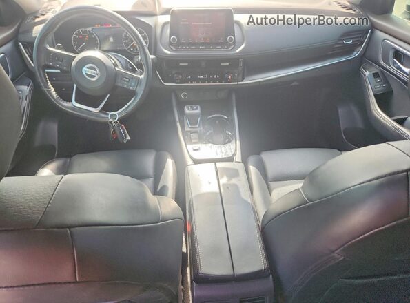 5N1AT3BA9MC803439 2021 NISSAN ROGUE Silver Вид панелі приладів