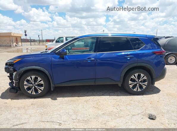 5N1AT3BA9MC804591 2021 NISSAN ROGUE Blue 