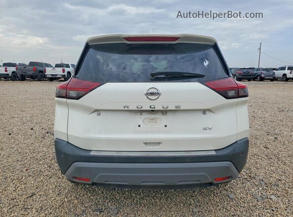 5N1AT3BAXMC675633 2021 NISSAN ROGUE White Հետևի տեսք