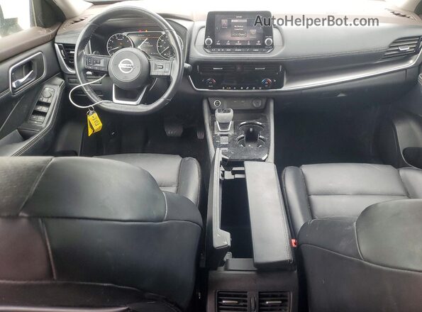 5N1AT3BAXMC675633 2021 NISSAN ROGUE White Առջևի վահանակի տեսք