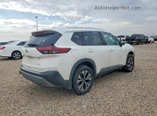 5N1AT3BAXMC675633 2021 NISSAN ROGUE White Հետևի աջ