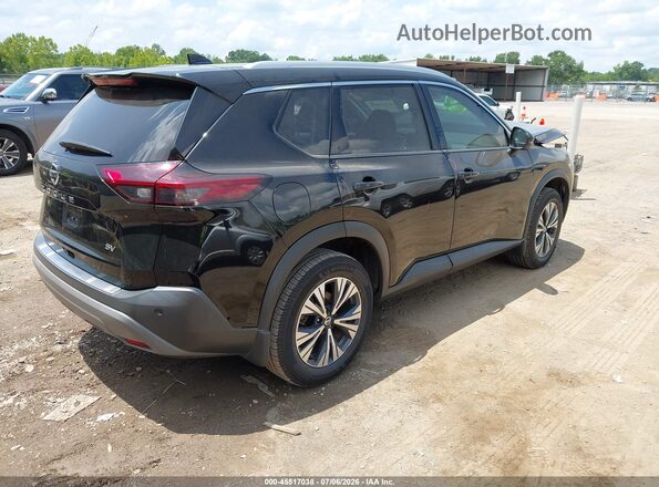 5N1AT3BAXMC717198 2021 NISSAN ROGUE Black Tył prawy