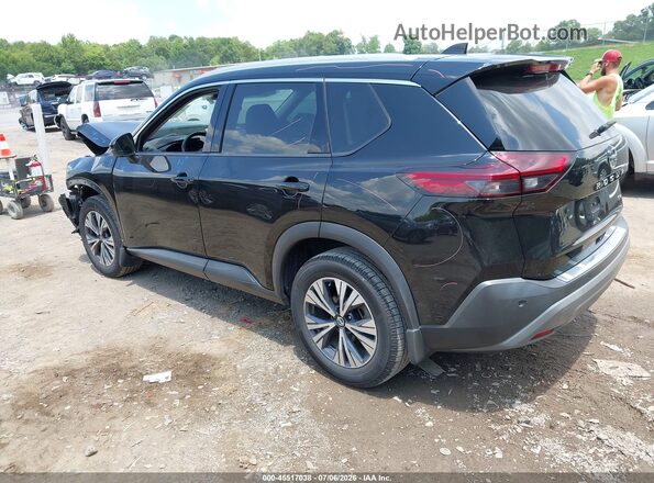 5N1AT3BAXMC717198 2021 NISSAN ROGUE Black Tył lewy