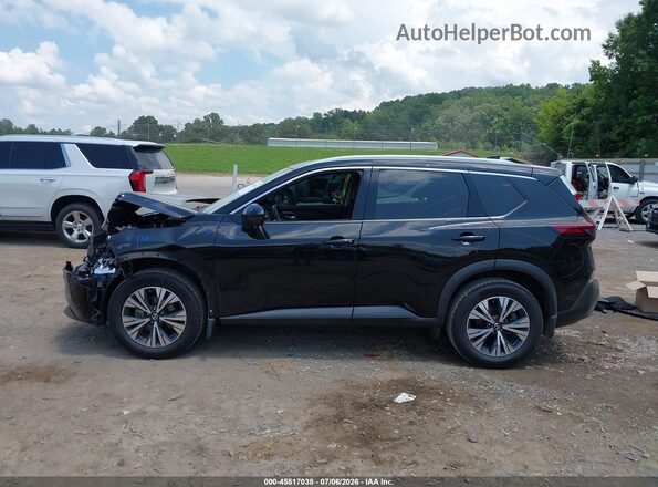5N1AT3BAXMC717198 2021 NISSAN ROGUE Black Widok wnętrza 360 stopni