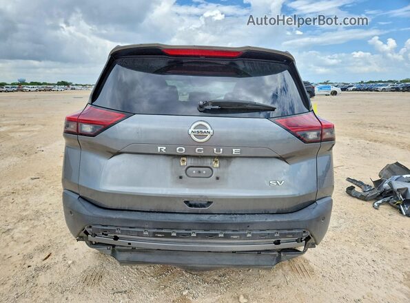 5N1AT3BAXMC717623 2021 NISSAN ROGUE Gray Rear view