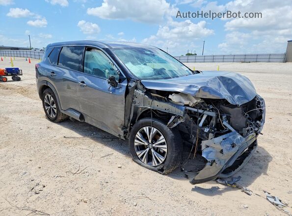 5N1AT3BAXMC717623 2021 NISSAN ROGUE Gray Front right